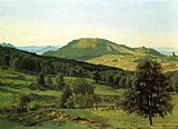 Albert Bierstadt Hill and Dale painting